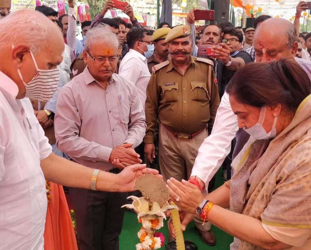 DUVASU participated in ‘Virat Kisan Mela’ at Bateshwar: Hon’ble  Agriculture Minister inaugurated the Mela