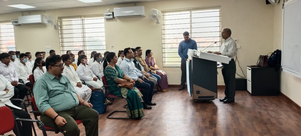 Prof. G.K.Singh, Hon’ble Vice Chancellor addressing the freshers’-Orientation program