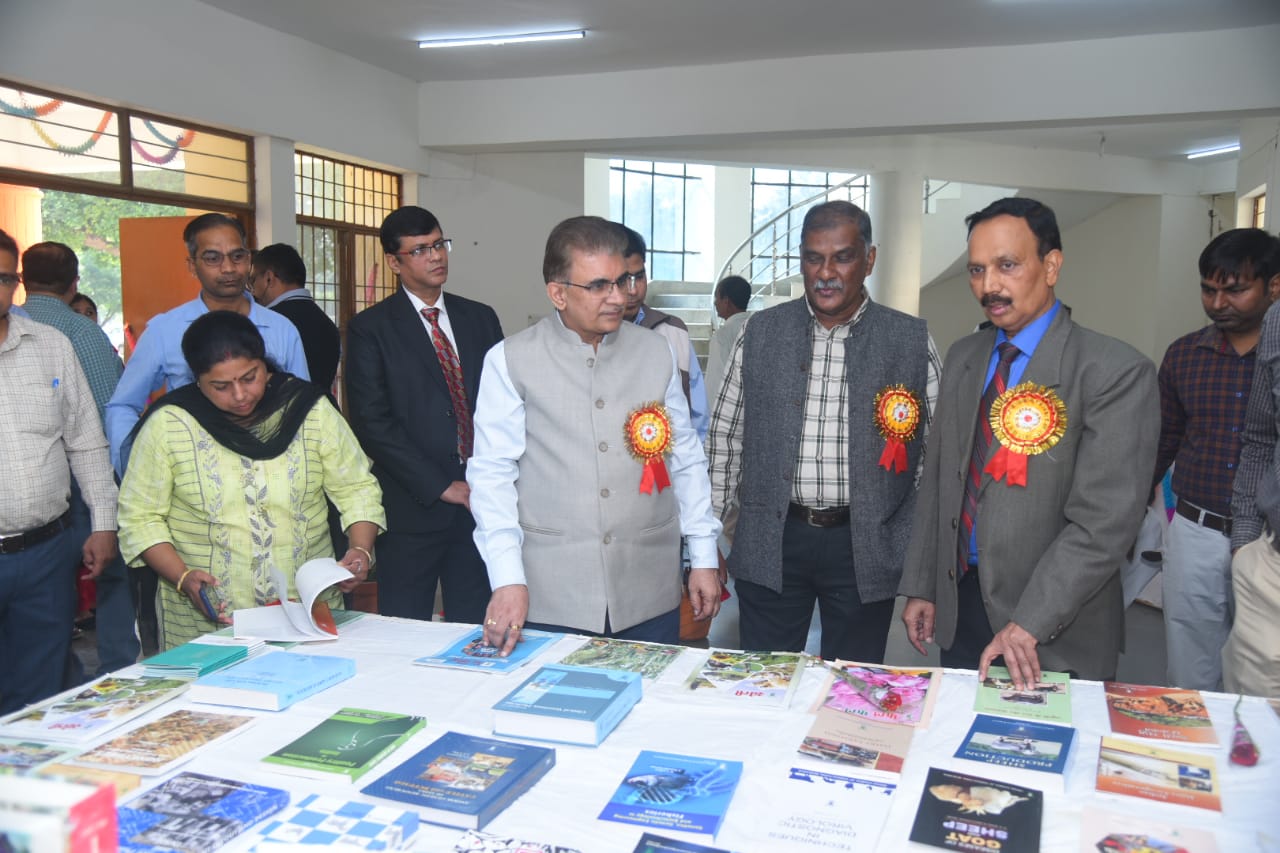 ICAR Publication Exhibition organized by Library DUVASU on 14-15 November 2022