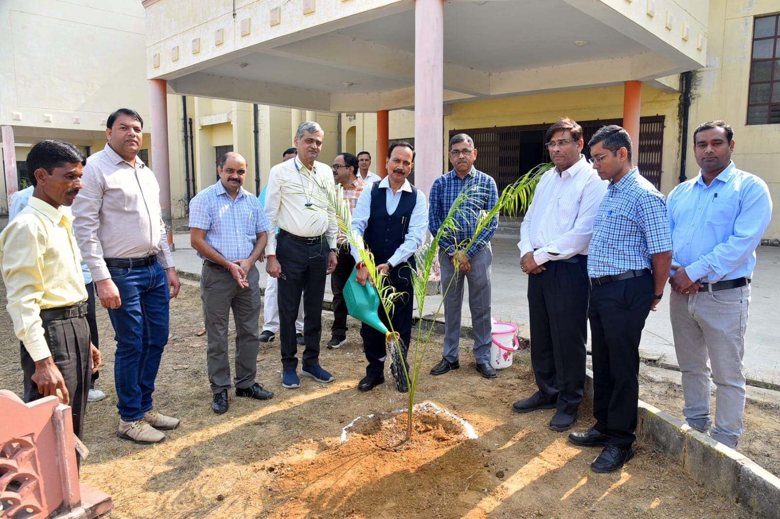 Plantation by Hon’ble Vice Chancellor and Teachers of the University on the auspicious occasion of 22nd Foundation Day (25.10.2023) of DUVASU, Mathura