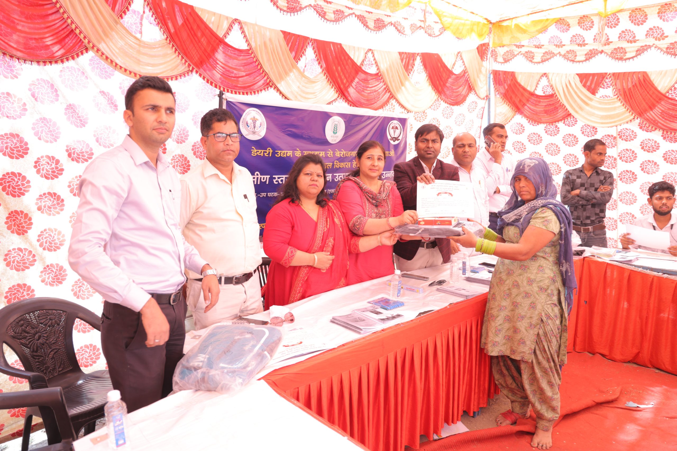 Department of Livestock products Technology organized One day awareness camp on: Capitalization in animal food production knowledge at rural level (on-farm) at Village- Nagariya Guheta 7 biswa, Block- Chatta, Mathura on 15.03.2024