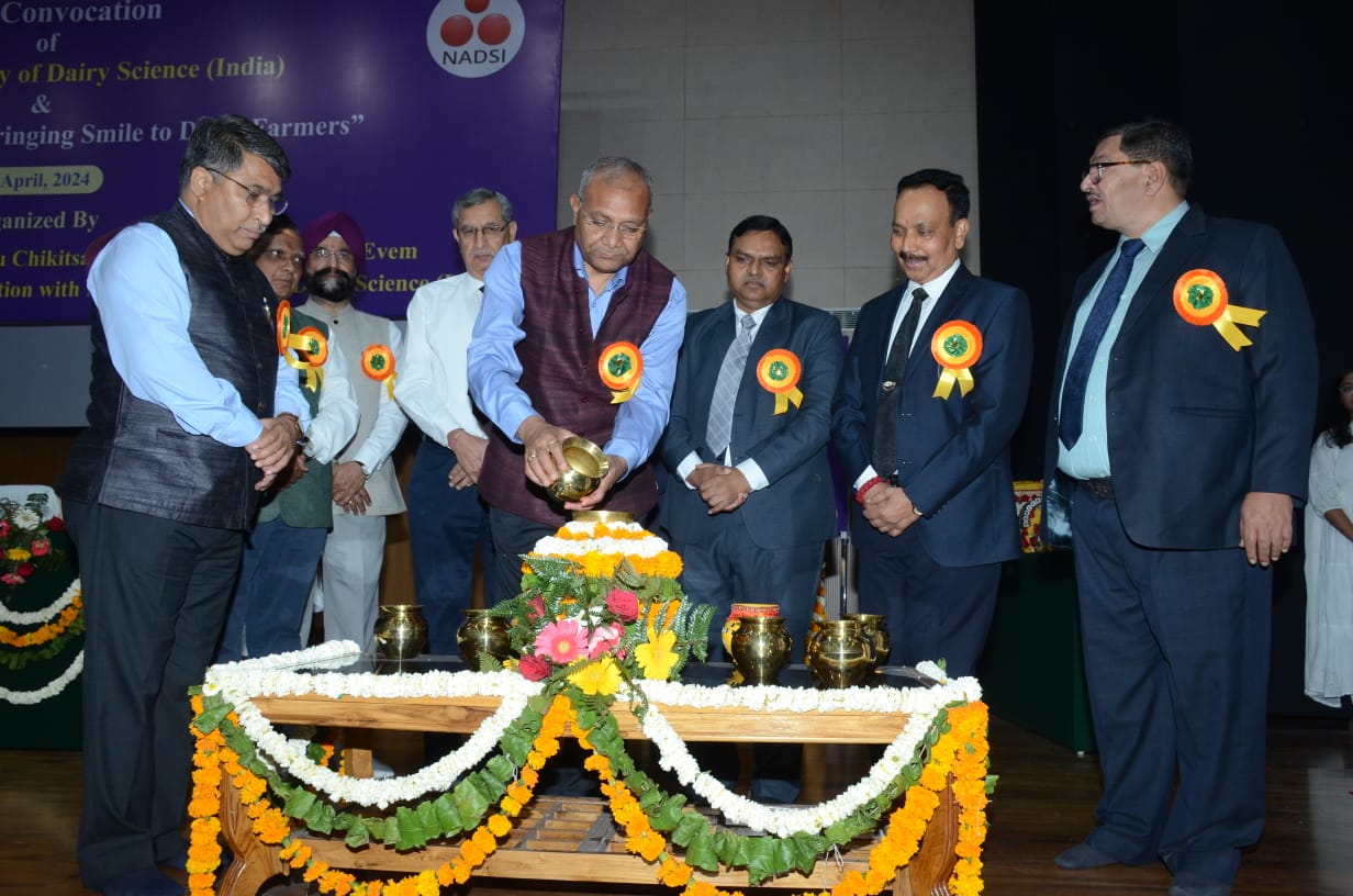 VIII Convocation of National Academy of Dairy Science (India) & National Dialogue on “Bringing Smile to Dairy Farmers” on Dated 09th April, 2024 Organized By DUVASU, Mathura